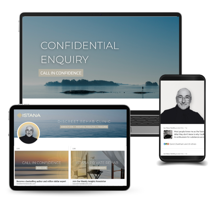 Istana confidential rehab — Ian Ross-Smith LinkedIn presence by Kati Harris